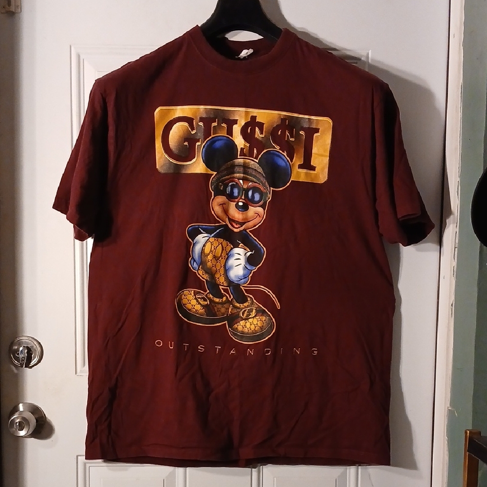 Flying Horse Men's Brown Graphic T-Shirt